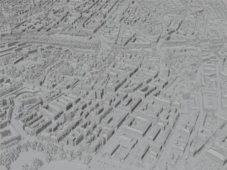 Zurich City, Switzerland (2023) 3D Model