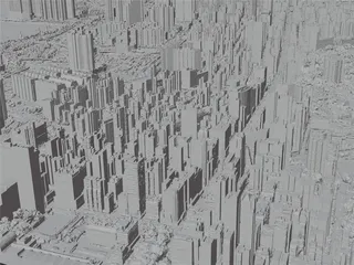 Hong Kong City, China (2023) 3D Model