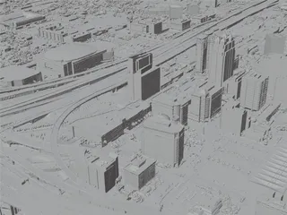 Orlando City, USA (2023) 3D Model