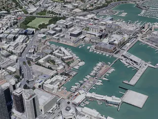 Auckland City, New Zealand (2022) 3D Model