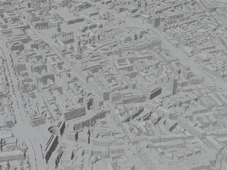 Stuttgart City, Germany (2023) 3D Model