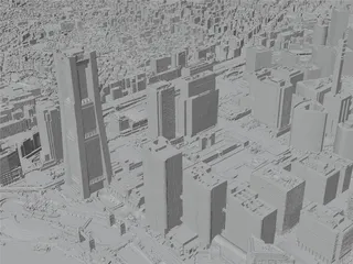 Yokohama City, Japan (2022) 3D Model
