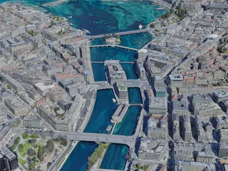 Geneva City, Switzerland (2023) 3D Model