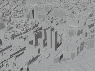 Birmingham City, UK (2023) 3D Model