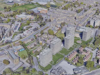 Bradford City, UK (2020) 3D Model