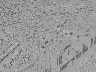 Southampton City, UK (2023) 3D Model