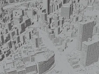 Hiroshima City, Japan (2023) 3D Model