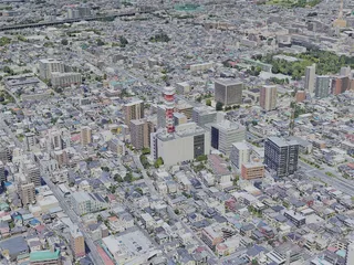 Saitama City, Japan (2022) 3D Model
