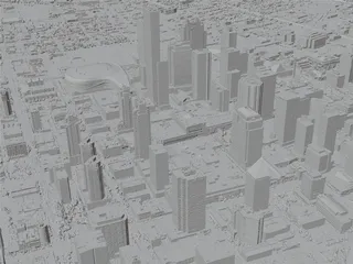 Edmonton City, Canada (2023) 3D Model