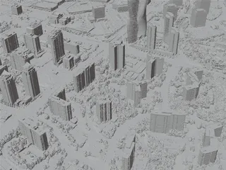 Mississauga City, ON, Canada (2023) 3D Model