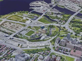 Ottawa City, Canada (2023) 3D Model