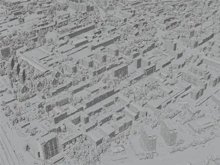 Lodz City, Poland (2023) 3D Model