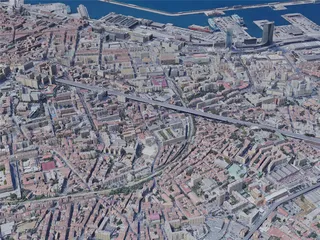 Marseille City, France (2023) 3D Model