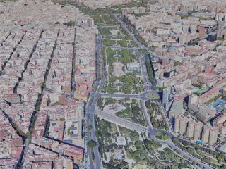 Valencia City, Spain (2022) 3D Model