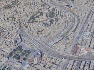 Genoa (Genova) City, Italy (2022) 3D Model