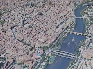 Zaragoza City, Spain (2022) 3D Model