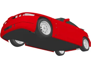 Alfa Romeo SZ (1989) 3D Model