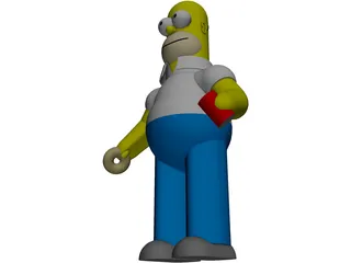 Simpsons Homer 3D Model