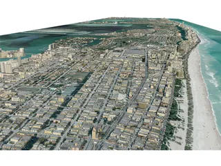 Miami Beach 3D Model