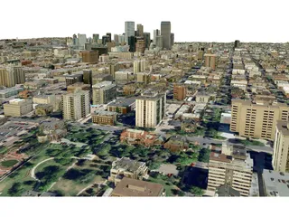 Denver City 3D Model