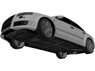 Audi RS4 3D Model