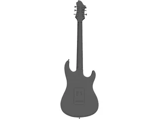 Electric Guitar 3D Model