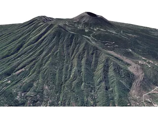 Mount Vesuvio 3D Model