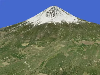 Mount Fuji 3D Model