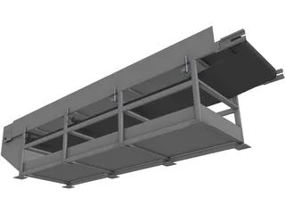 Conveyor Belt 5m 3D Model