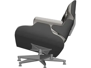 Leather Seat 3D Model