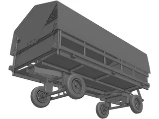 Baggage Trolley FRANKE 3D Model