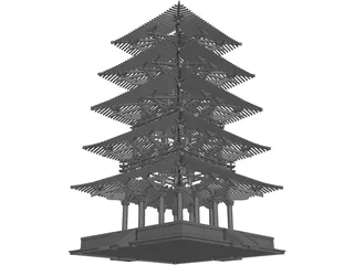 Nihon Castle 3D Model