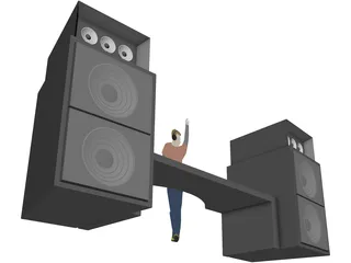 DJ 3D Model