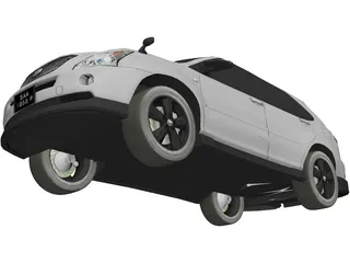 Toyota Harrier Hybrid [Lexus RX] 3D Model