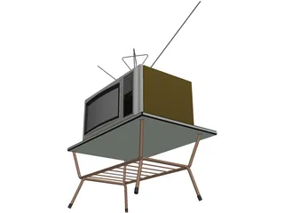 Old TV 3D Model