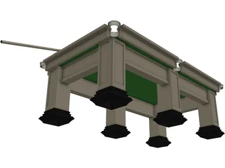 Pool Table 3D Model