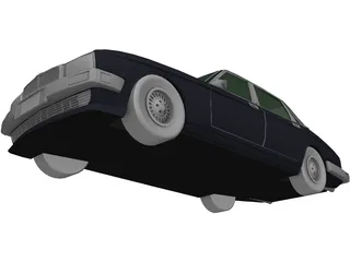 Jaguar XJ6 Sovereign 3D Model