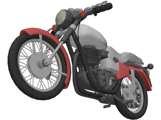 Harley-Davidson Motorcycle 3D Model