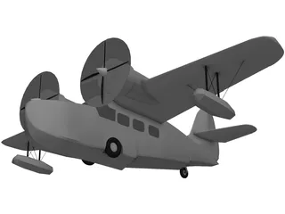 Grumman G-21 Goose 3D Model