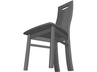 Chair Modern for Dining Room 3D Model