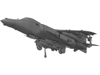 AV-8B Harrier II 3D Model