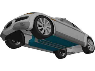 Subaru B11S Concept 3D Model