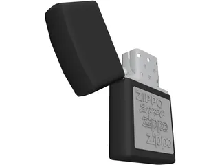 Zippo Lighter 3D Model