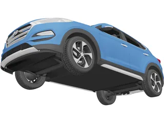 Hyundai Tucson (2016) 3D Model
