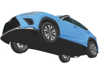 Lexus NX F-Sport (2017) 3D Model