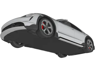 Porsche Taycan 4S Cross Turismo (2021) 3D Model