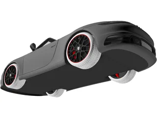 Porsche 911 Carrera Cabriolet (2019) 3D Model