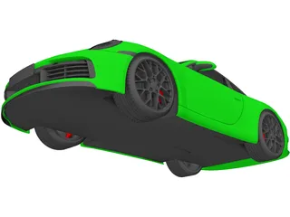 Porsche 911 Carrera S (2019) 3D Model