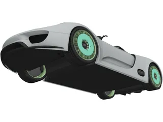 Porsche 918 Spyder (2011) 3D Model
