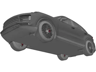 Porsche Cayenne S (2019) 3D Model